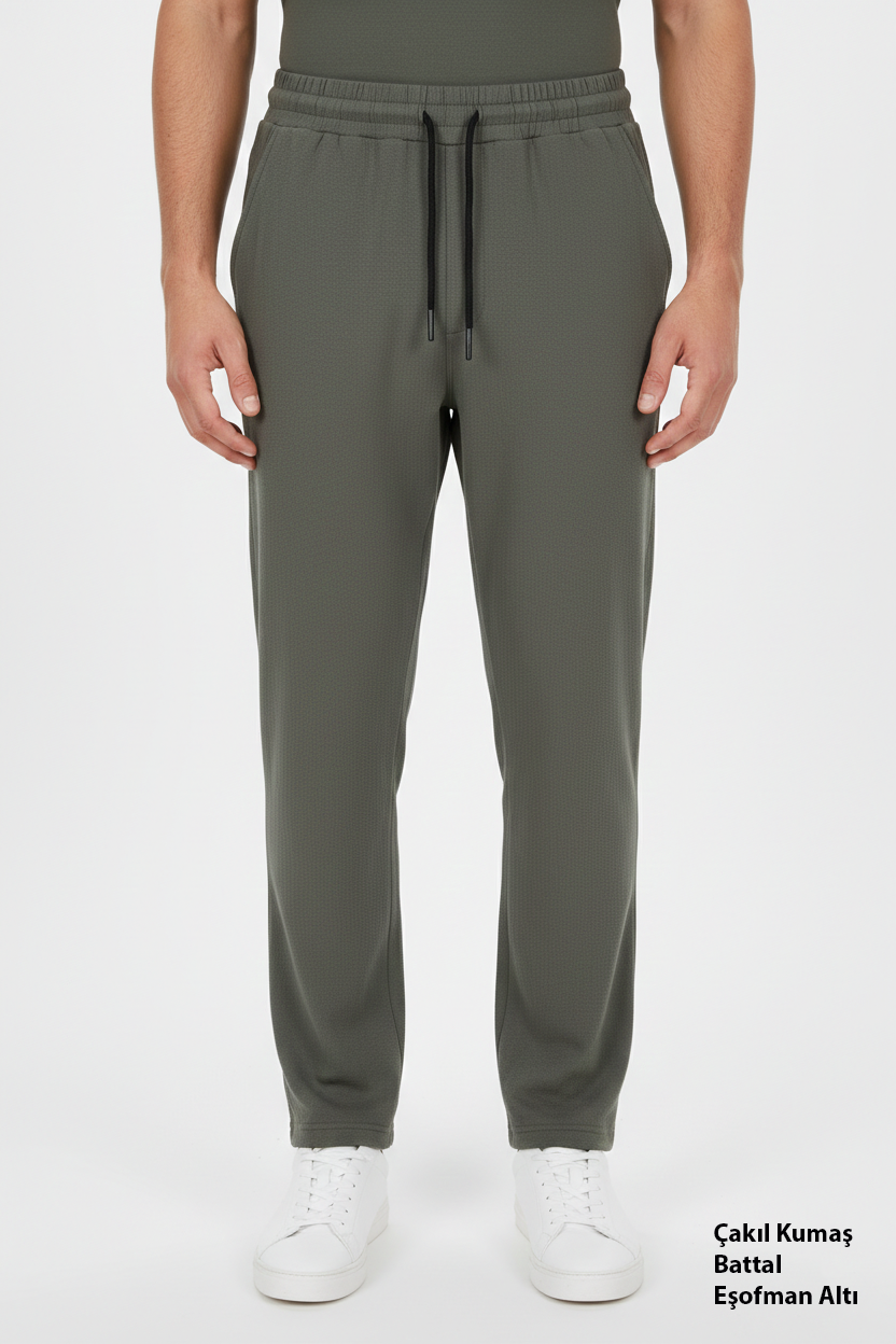 Çakıl Kumaş Battal Eşofman Altı