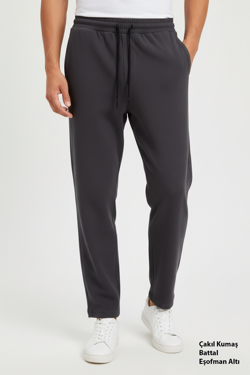 Çakıl Kumaş Battal Eşofman Altı