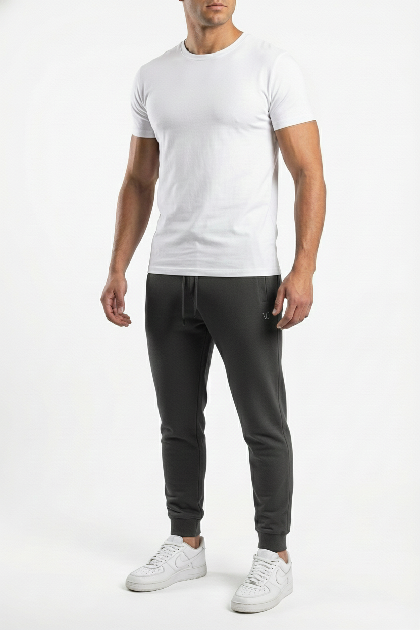 Compact Kumaş 2 İplik VG Logo Eşofman Altı